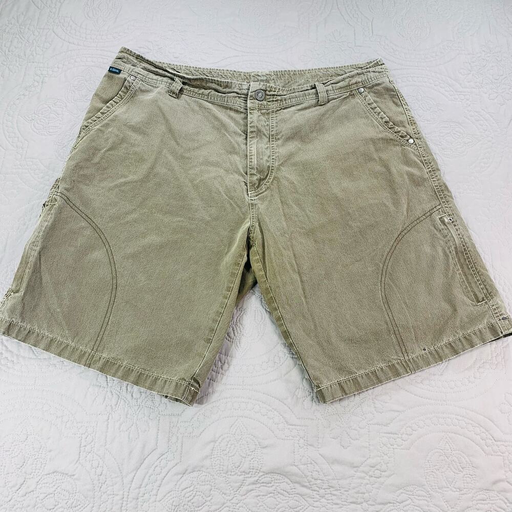 Kuhl Men's Olive Hybrid Utility Shorts
